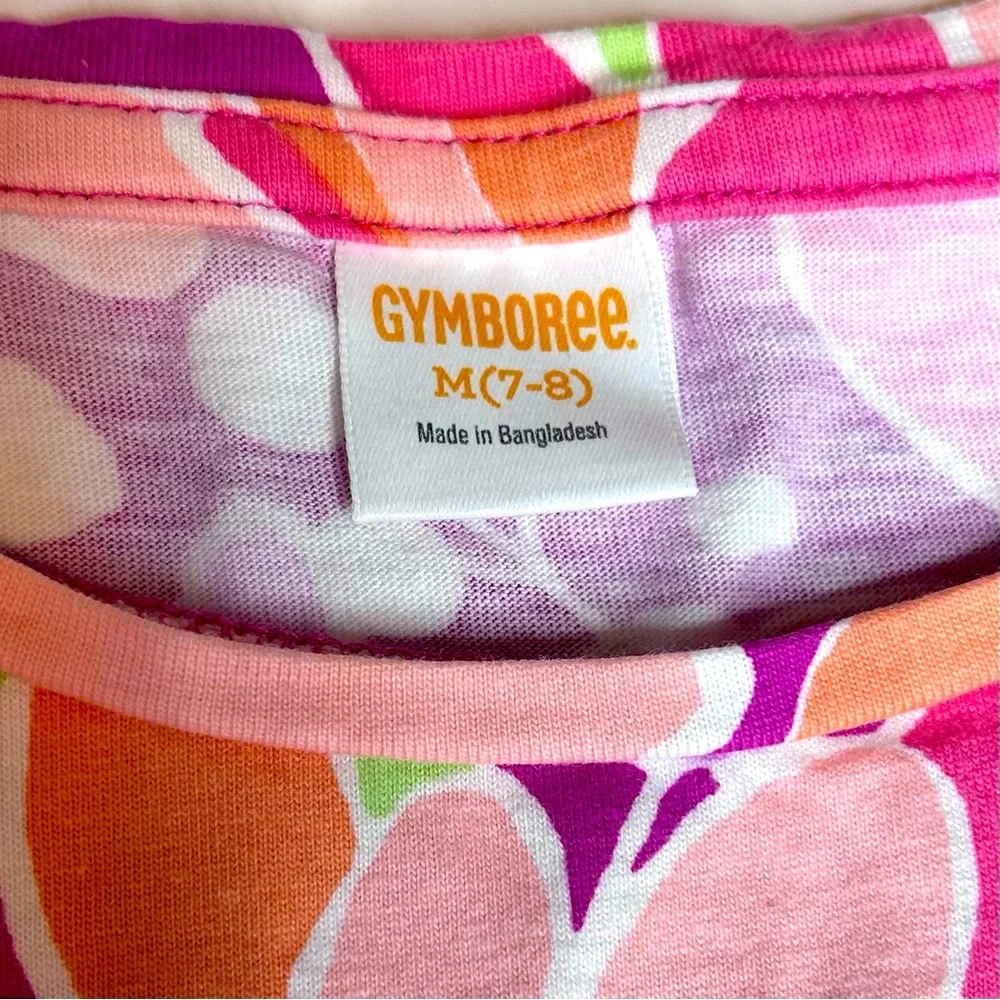 Gymboree Girls Tunic Dress Size M (7/8) Multicolored Short Sleeve